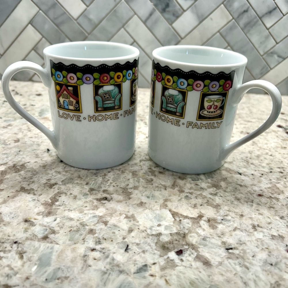 Mary Engelbreit-2001-Coffee Mugs-Love, Home, Family, Friend Collection